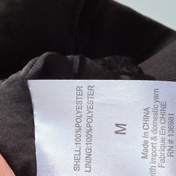 SPIRITUAL GANGSTER | Dreamer Satin Bomber Jacket Black Sz M - Picture 7 of 7